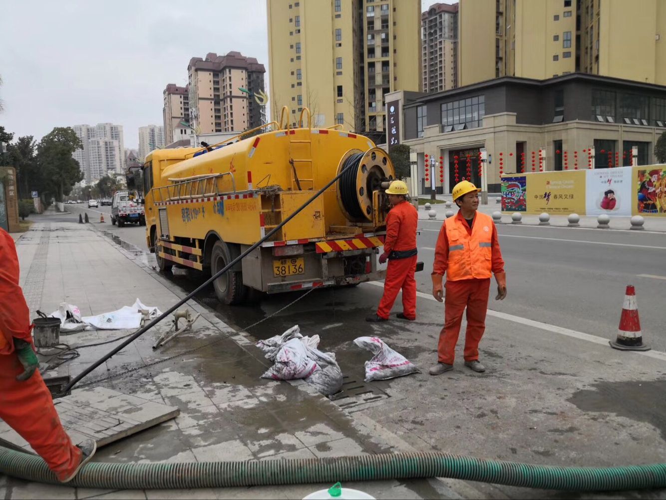 宝安排污管道清淤-管道清洗